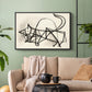 Study of a Cat (Étude de chat), 1946 - Floater Framed Canvas Print