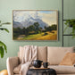 Mountains in Berchtesgaden - Floater Framed Canvas Print