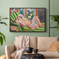 Odalisque Couchée Aux Magnolias, c. 1923 - Floater Framed Canvas Print