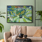 Stairway at Auvers, 1890 - Floater Framed Canvas Print