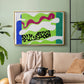 The Lagoon (Le lagon), from Jazz, 1947 - Floater Framed Canvas Print