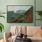 The Dachstein from the Plassen near Hallstatt, 1827 - Floater Framed Canvas Print