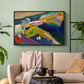 Murnau Mountain Landscape with Church, 1910 - Floater Framed Canvas Print