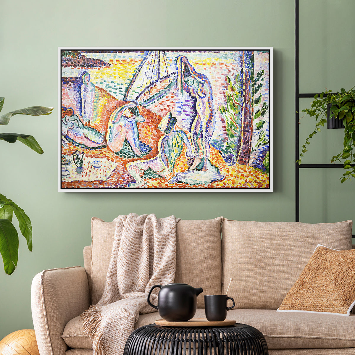 Luxe, Calme et Volupté, 1904 - Floater Framed Canvas Print