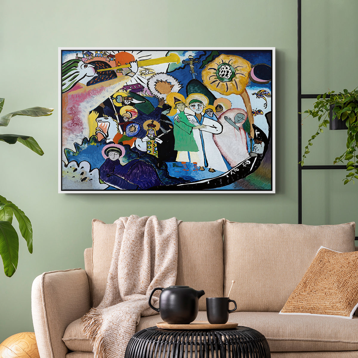 All Saints Day I, 1911 - Floater Framed Canvas Print