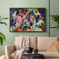 Improvisation. Deluge, 1913 - Floater Framed Canvas Print