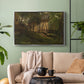 German Farm, 1859 - Floater Framed Canvas Print