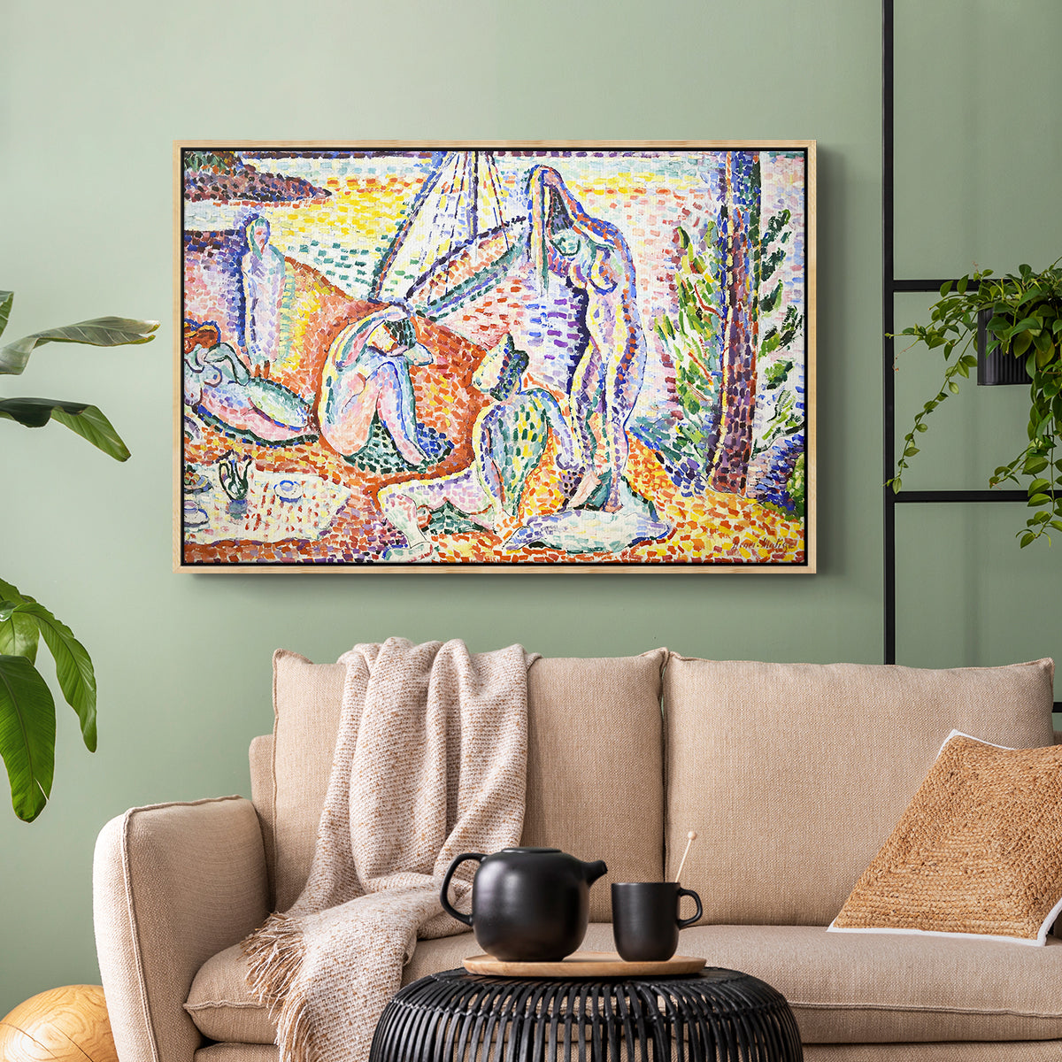 Luxe, Calme et Volupté, 1904 - Floater Framed Canvas Print