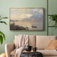 Traunsee, 1871 - Floater Framed Canvas Print