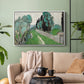 Landscape with Cypresses and Olive Trees near Nice, c. 1918 - Floater Framed Canvas Print
