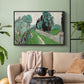 Landscape with Cypresses and Olive Trees near Nice, c. 1918 - Floater Framed Canvas Print