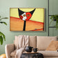 Picasso's Cat–El Gato - Floater Framed Canvas Print
