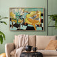 Seated Woman with Flower, 1942 - Floater Framed Canvas Print