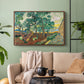 The Garden of Saint-Paul Hospital, 1889 - Floater Framed Canvas Print
