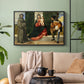 Madonna and Child with Saints Anthony of Padua and Roch, c. 1510 - Floater Framed Canvas Print