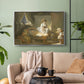 The Visit to the Nursery, c. 1775 - Floater Framed Canvas Print