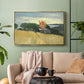 Fields of Wheat in Cagnes, 1918 - Floater Framed Canvas Print