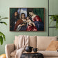 Madonna and Child with Saints Dorothy and George, c. 1516 - Floater Framed Canvas Print