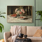 Strawberries and Champagne, c. 1881-1885 - Floater Framed Canvas Print