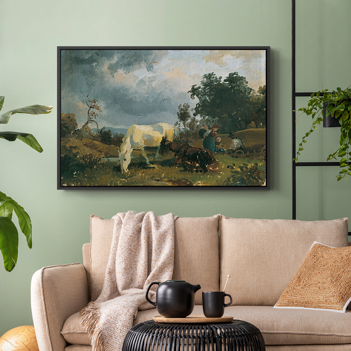 A Mold on the Heath, c. 1830 - Floater Framed Canvas Print
