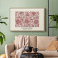 Examples of Chinese Ornament, Pl. XCIII (Morris Inspired), 1867 - Floater Framed Canvas Print