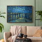 Starry Night Over the Rhône, 1888 - Floater Framed Canvas Print