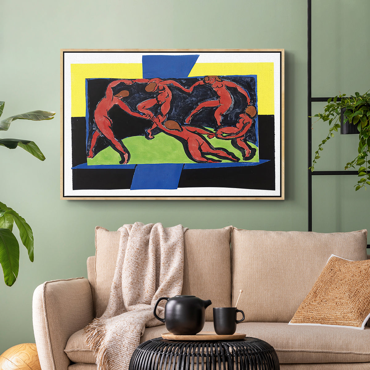 The Dance (La Danse), 1939 - Floater Framed Canvas Print