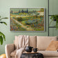 Garden at Arles, 1888 - Floater Framed Canvas Print