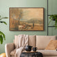 Lulworth Castle, Dorset, c. 1820 - Floater Framed Canvas Print