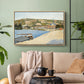 The Riverbank, Les Andelys, 1886 - Floater Framed Canvas Print