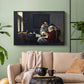 Girl Interrupted at Her Music, c. 1658-1659 - Floater Framed Canvas Print