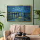 Starry Night Over the Rhône, 1888 - Floater Framed Canvas Print