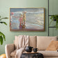 The Three Sisters on the Beach, 1908 - Floater Framed Canvas Print