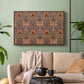 Snakeshead - Red/Cumin, c. 1876 - Floater Framed Canvas Print