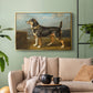 A Terrier in a Landscape, c. 1811 - Floater Framed Canvas Print