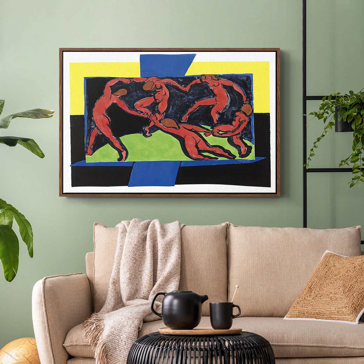 The Dance (La Danse), 1939 - Floater Framed Canvas Print