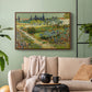 Garden at Arles, 1888 - Floater Framed Canvas Print