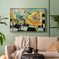 Seated Woman with Flower, 1942 - Floater Framed Canvas Print