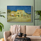 The Yellow House (The Street), 1888 - Floater Framed Canvas Print