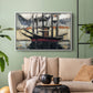 Two Boats Side by Side, Port of Marseilles, c. 1916 - Floater Framed Canvas Print