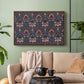 Snakeshead (Printed Textile), c. 1876 - Floater Framed Canvas Print