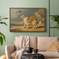 Rough-Coated Collie, 1809 - Floater Framed Canvas Print