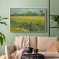 Field with Irises near Arles, 1888 - Floater Framed Canvas Print