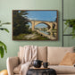 The Railroad Bridge at Briare, 1888 - Floater Framed Canvas Print