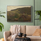 Landscape from Ebersteinburg in Baden, 1876 - Floater Framed Canvas Print