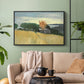 Fields of Wheat in Cagnes, 1918 - Floater Framed Canvas Print