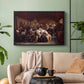 Funeral Feast, 1854 - Floater Framed Canvas Print