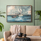 Sloop, Nassau, 1899 - Floater Framed Canvas Print