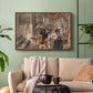 Roman Pilgrims, 1854 - Floater Framed Canvas Print