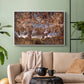 The Last Judgment (Charon's Boat and the Damned), 1536-1541 - Floater Framed Canvas Print
